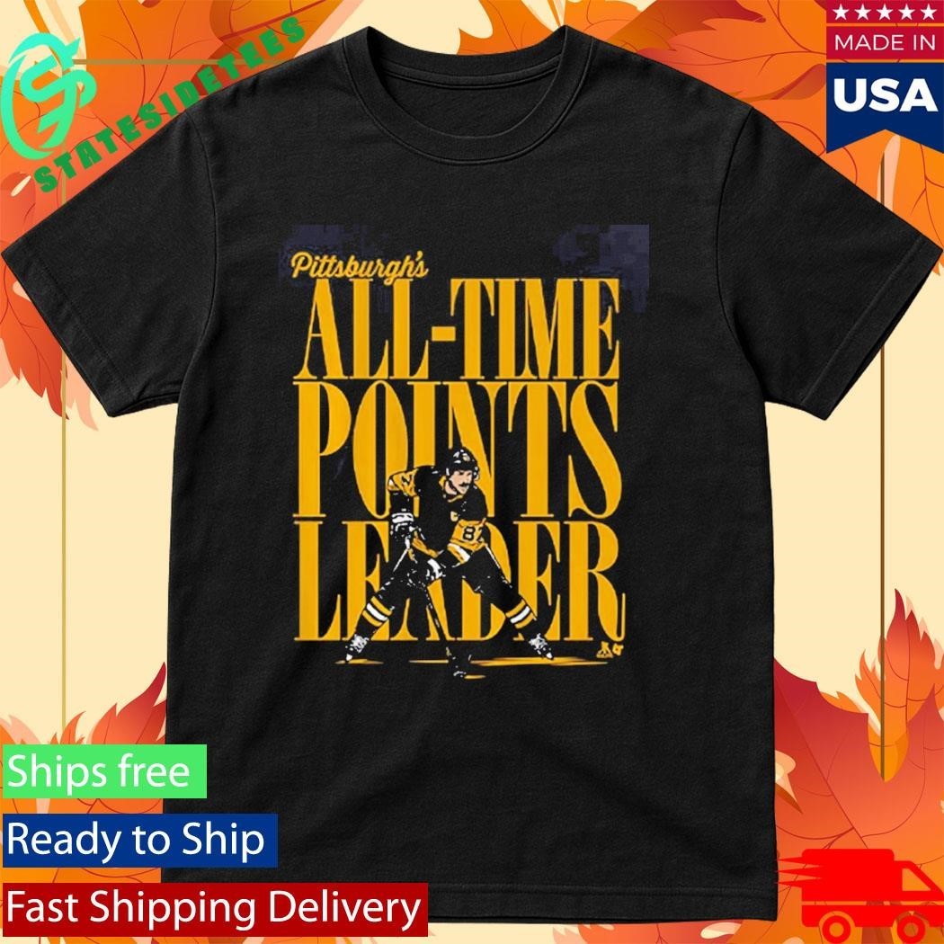 Sidney Crosby Pittsburgh All-time Points Leader Shirt Unisex , , , Long Sleeve Tee