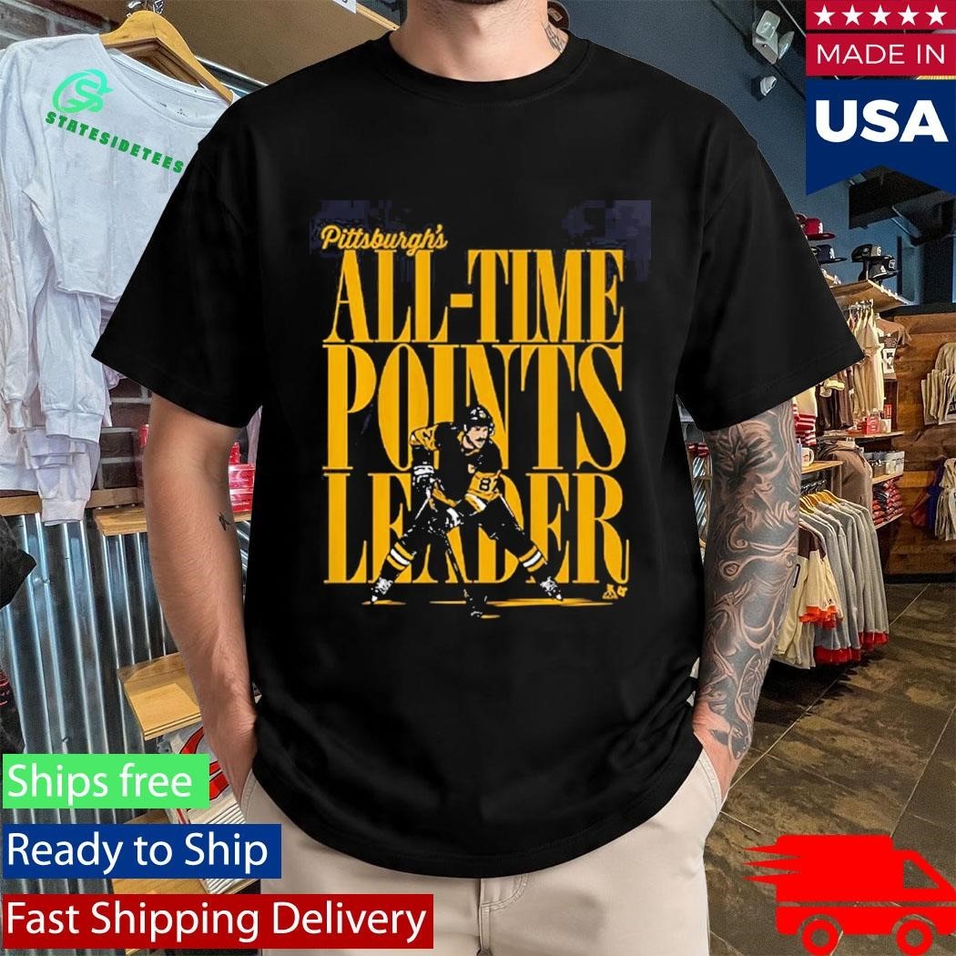 Sidney Crosby Pittsburgh All-time Points Leader Shirt Unisex , , , Long Sleeve Tee