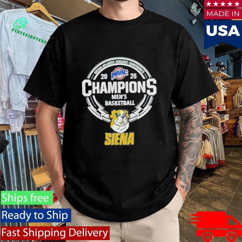 Siena Saints Men’S Basketball 2026 Metro Atlantic Athletic Conference Champions Shirt Unisex , , , Long Sleeve Tee