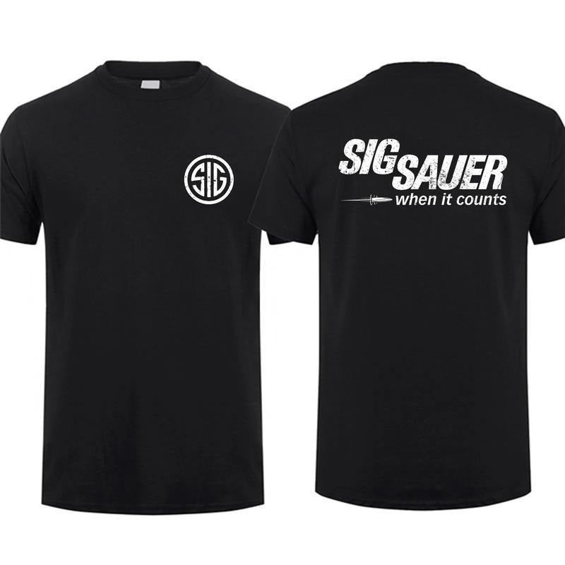 Sig Sauer Counts Sided Army Military Gun Lovers Nature Hunting Enthusiast Dad Menswear (1)