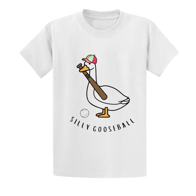 Silly GooseBall Shirt Silly Goose Baseball Funny Baseball Funny College T-Shirts