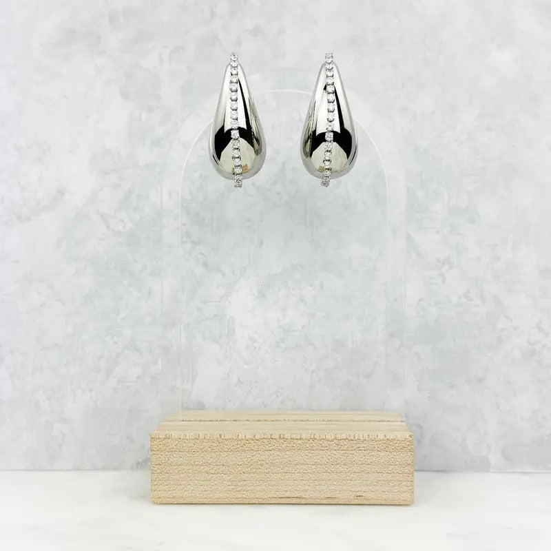 Silver Hilton Earrings T-Shirts