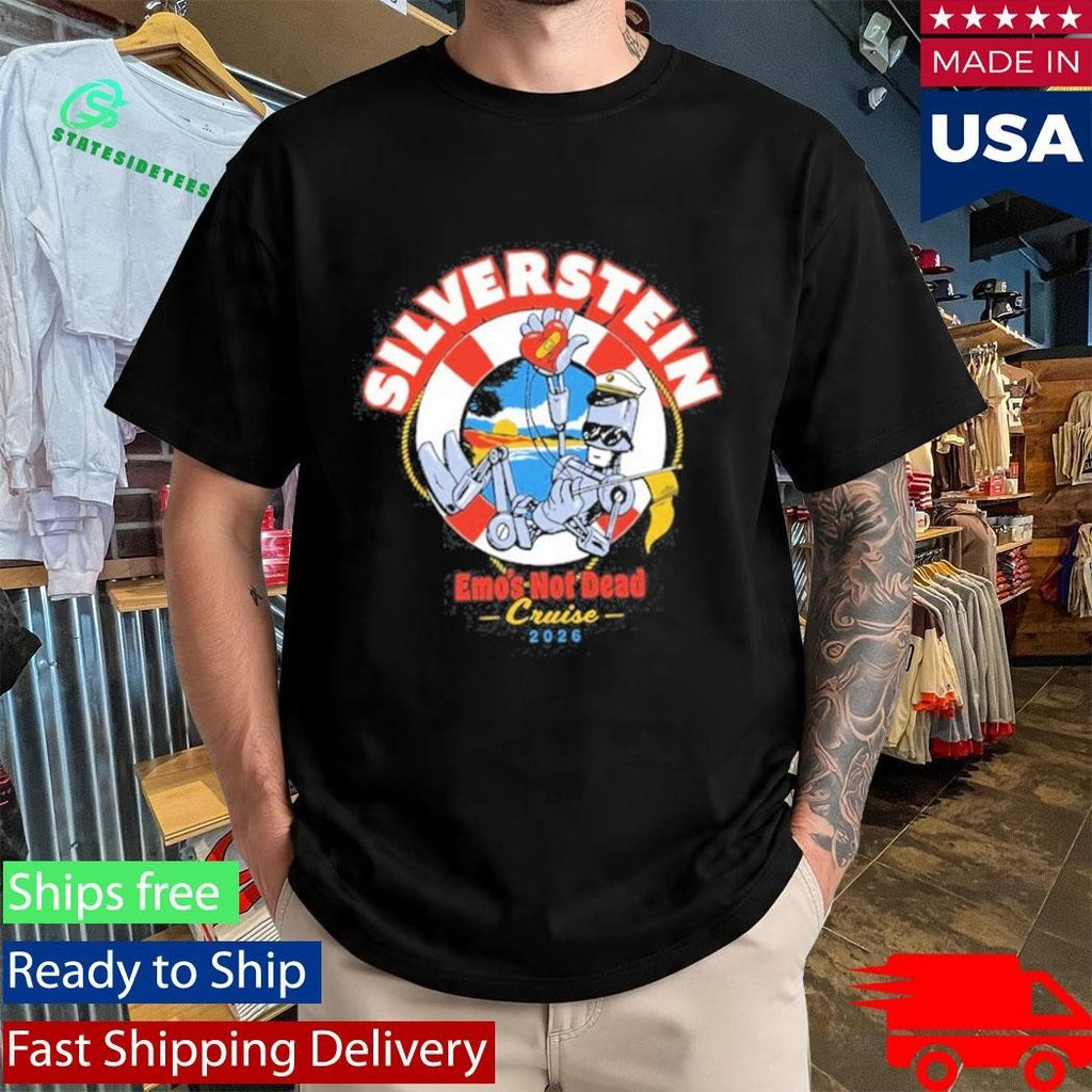 Silverstein Emo’s Not Dead Cruise 2026 Shirt Unisex , , , Long Sleeve Tee