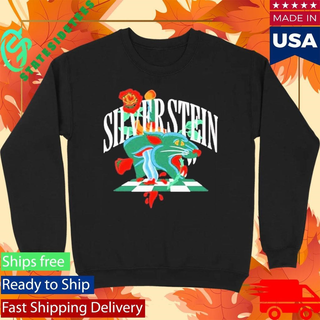 Silverstein Panther Maroon Unisex , , , Long Sleeve Tee