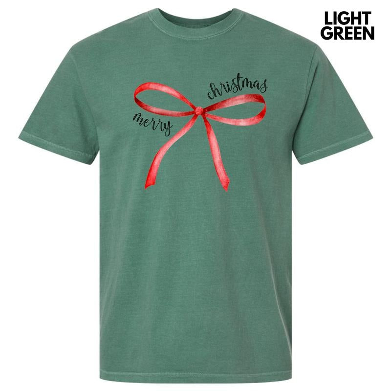 Simple Bow Comfort Colors 'NLB' T-Shirts