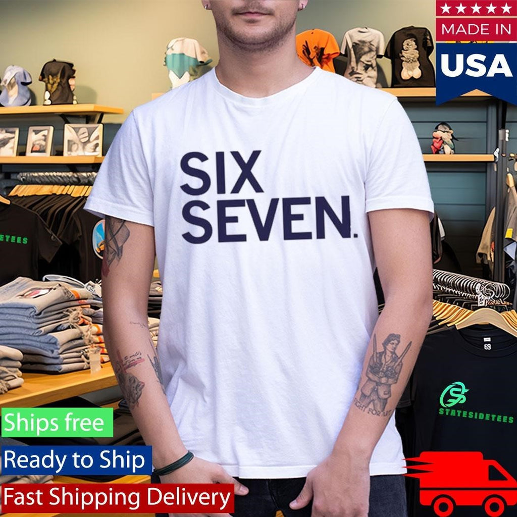 Six Seven Text Shirt Unisex , , , Long Sleeve Tee