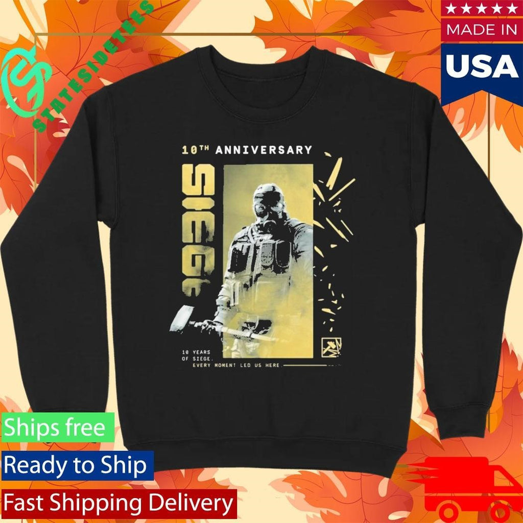Six Siege 10Th Anniversary Sledge Shirt Unisex , , , Long Sleeve Tee