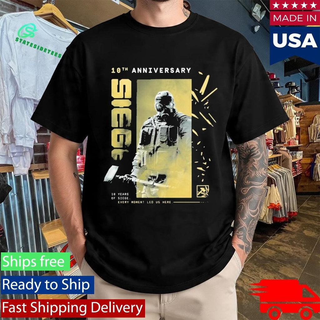 Six Siege 10Th Anniversary Sledge Shirt Unisex , , , Long Sleeve Tee