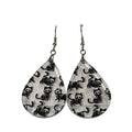 Skelli Cat Teardrop Earring T-Shirts