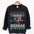Skibidi Rizzmas Rizz Santa Claus Funny Shirt Rizzmas Santa Ugly Funny Teenager Xmas Rizz T-Shirts