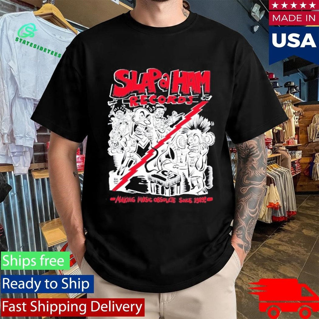 Slap A Ham Records Making Music Obsolete 2025 Shirt Unisex , , , Long Sleeve Tee