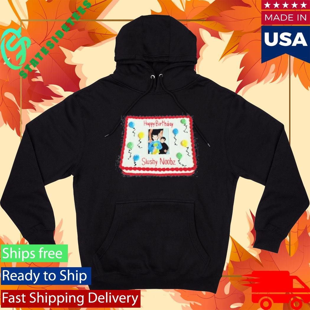 Slushy Noobz Birthday Cake Shirt Unisex , , , Long Sleeve Tee