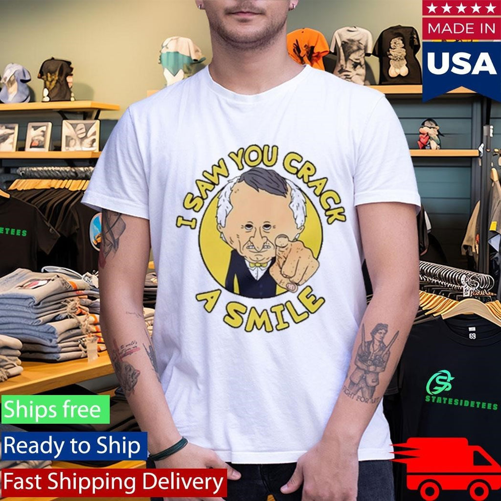 Smiling Friends Mr. Boss I Saw You Crack A Smile Shirt Unisex , , , Long Sleeve Tee