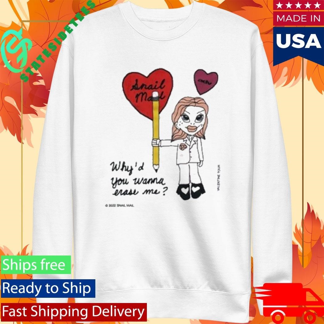 Snail Mail Erase Me Unisex , , , Long Sleeve Tee
