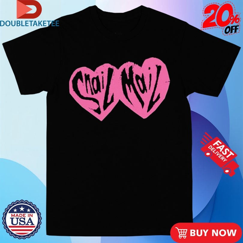 Snail Mail Heart Logo Unisex , , , Long Sleeve Tee