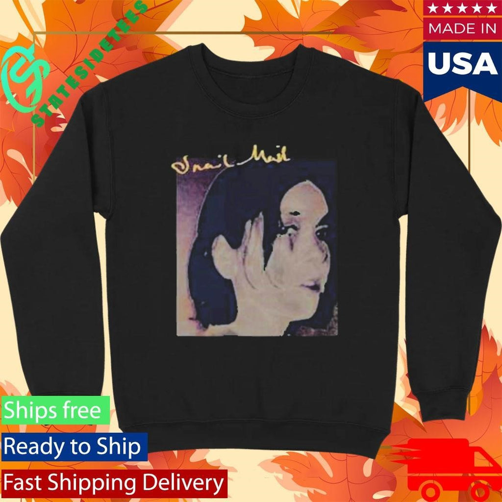 Snail Mail Portrait Unisex , , , Long Sleeve Tee