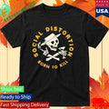 Social Distortion Born To Kill Crossed Skelly Emblem Unisex , , , Long Sleeve Tee