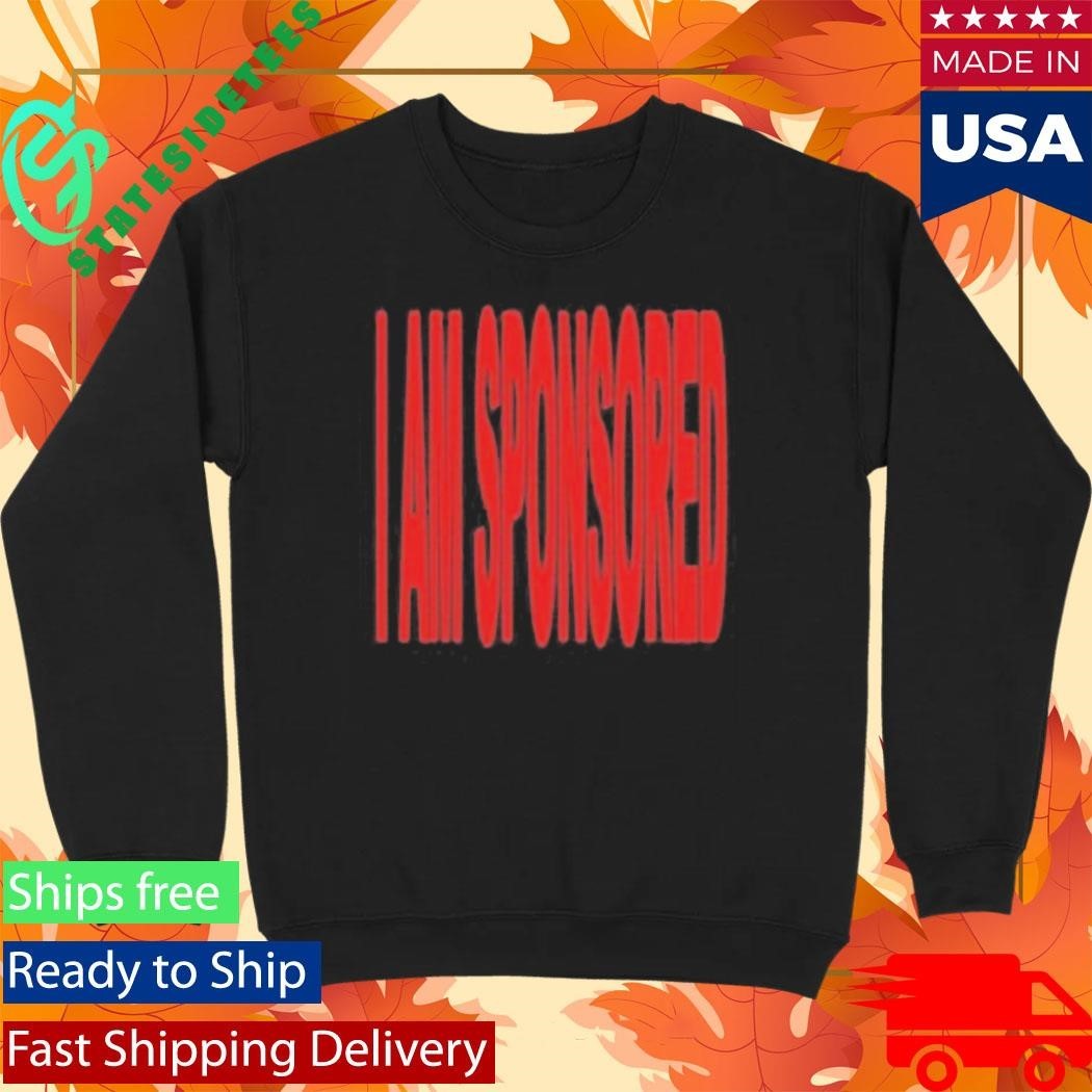 Socpens I Am Sponsored Shirt Unisex , , , Long Sleeve Tee