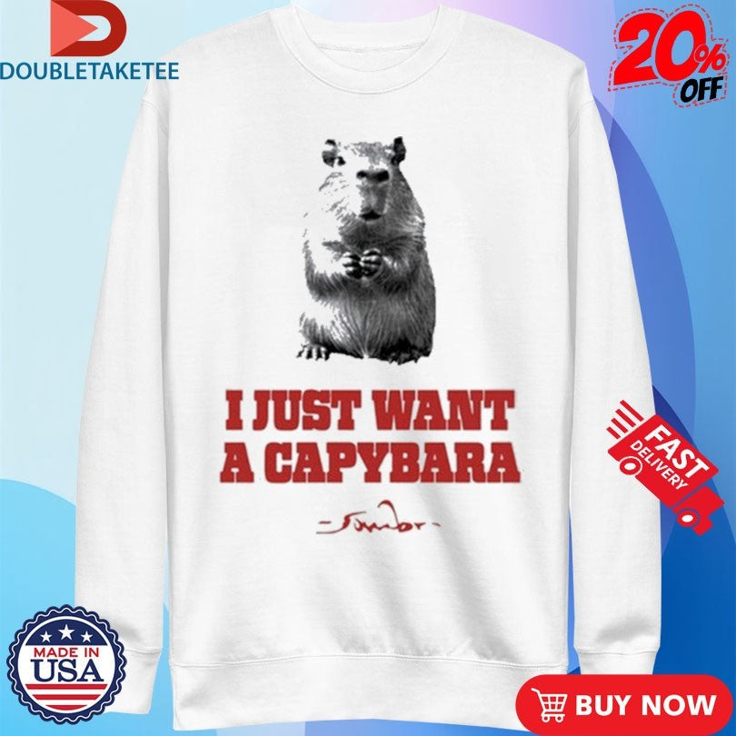 Sombr I Just Want A Capybara Unisex , , , Long Sleeve Tee