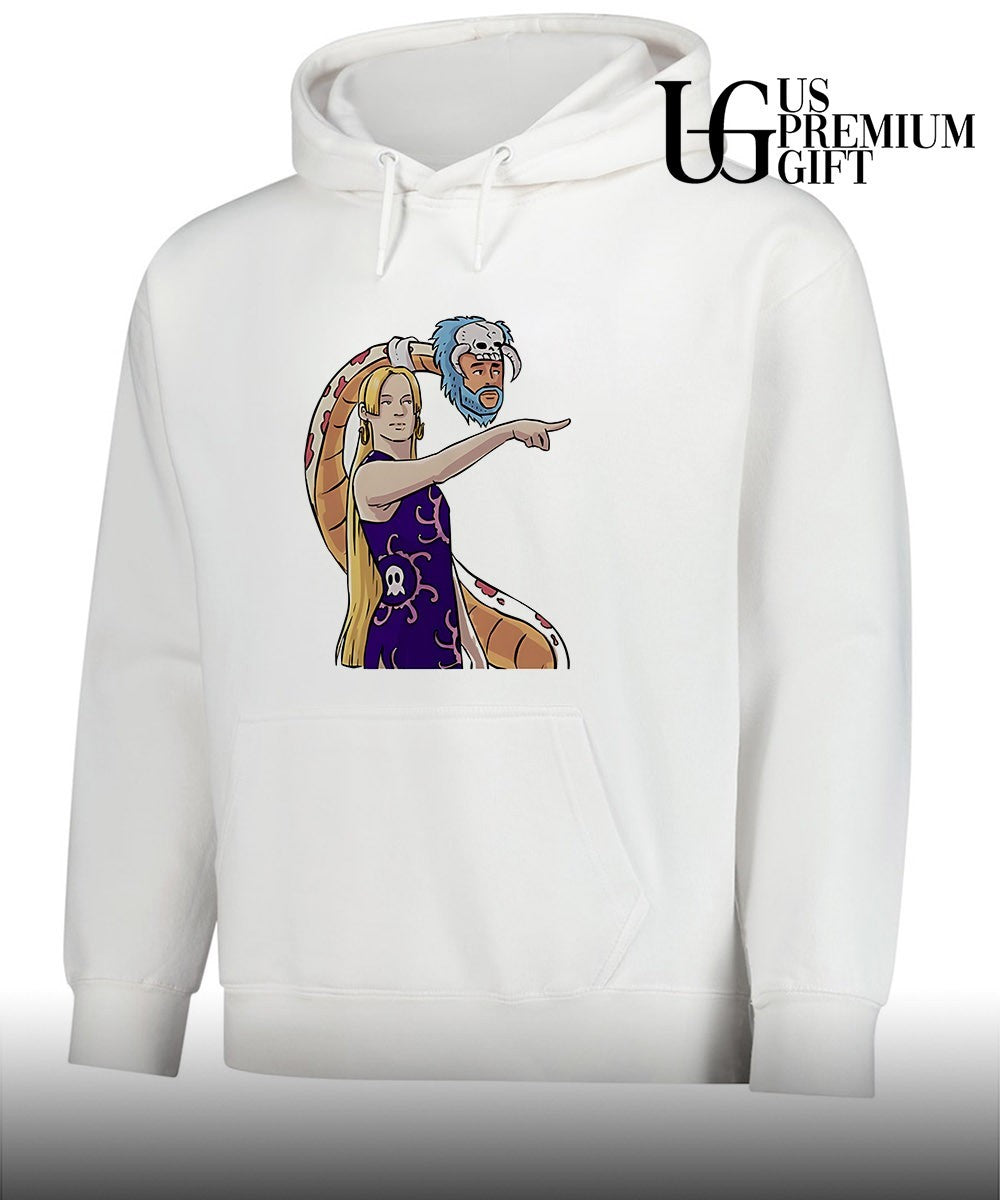 Sophie Cunningham pointing x Boa Hancock shirt