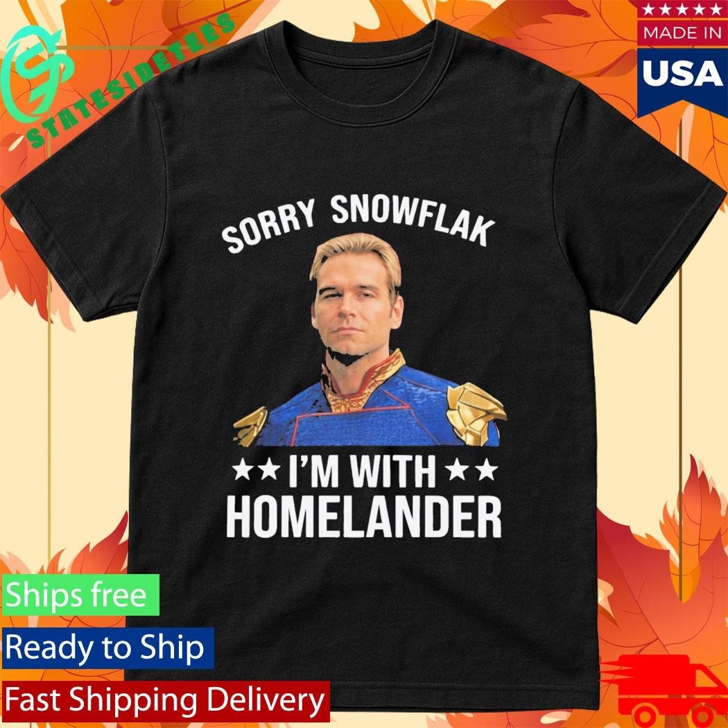 Sorry Snowflake I’m With Homelander Shirt Unisex , , , Long Sleeve Tee