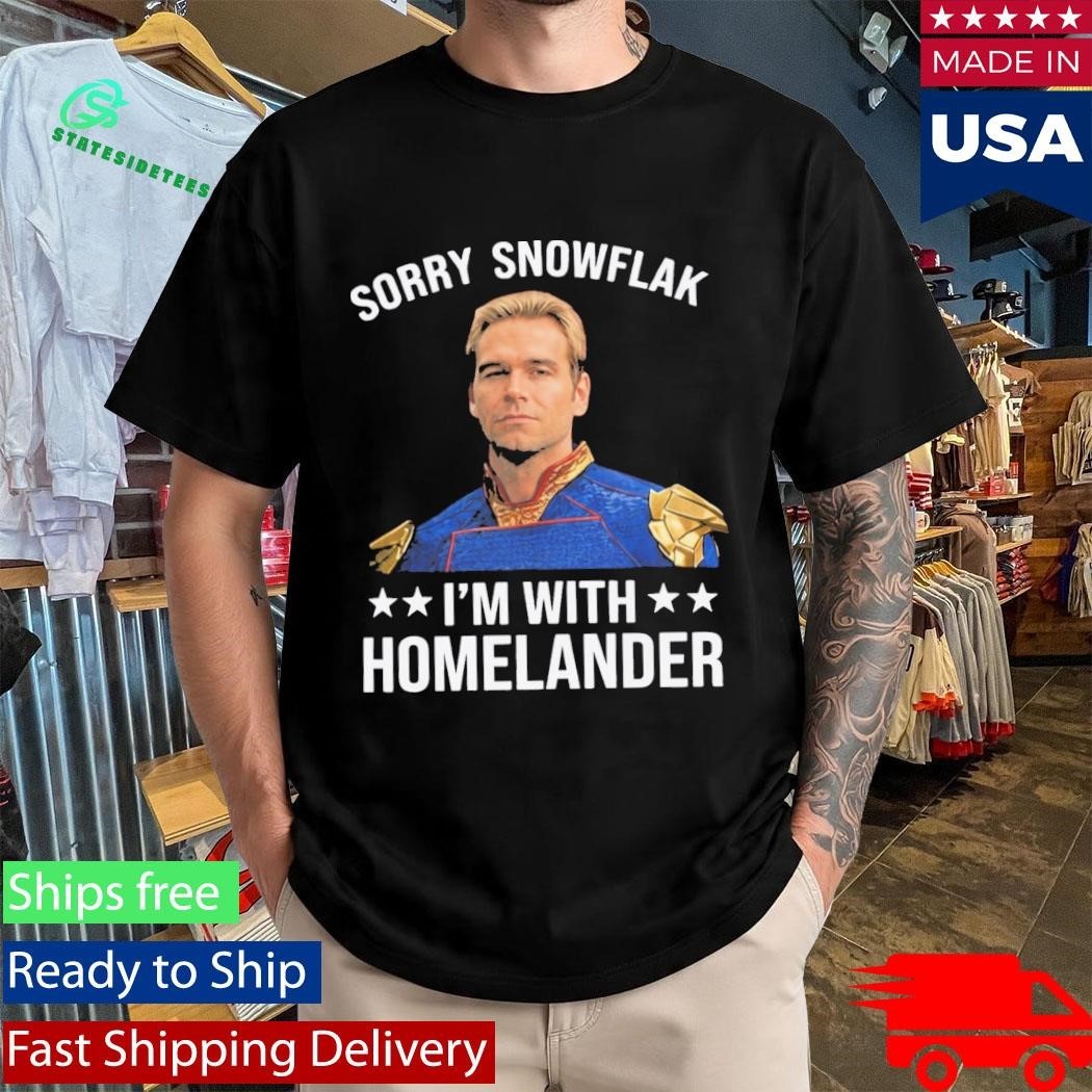 Sorry Snowflake I’m With Homelander Shirt Unisex , , , Long Sleeve Tee
