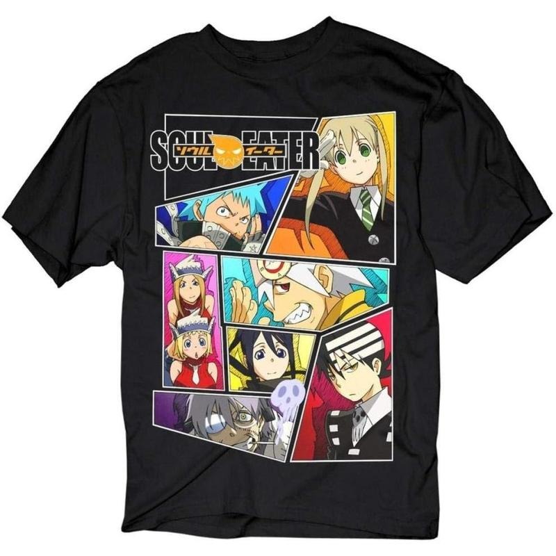 Soul Eater Character Panels Shirt Good Feels Better Laid Back Always T-Shirts