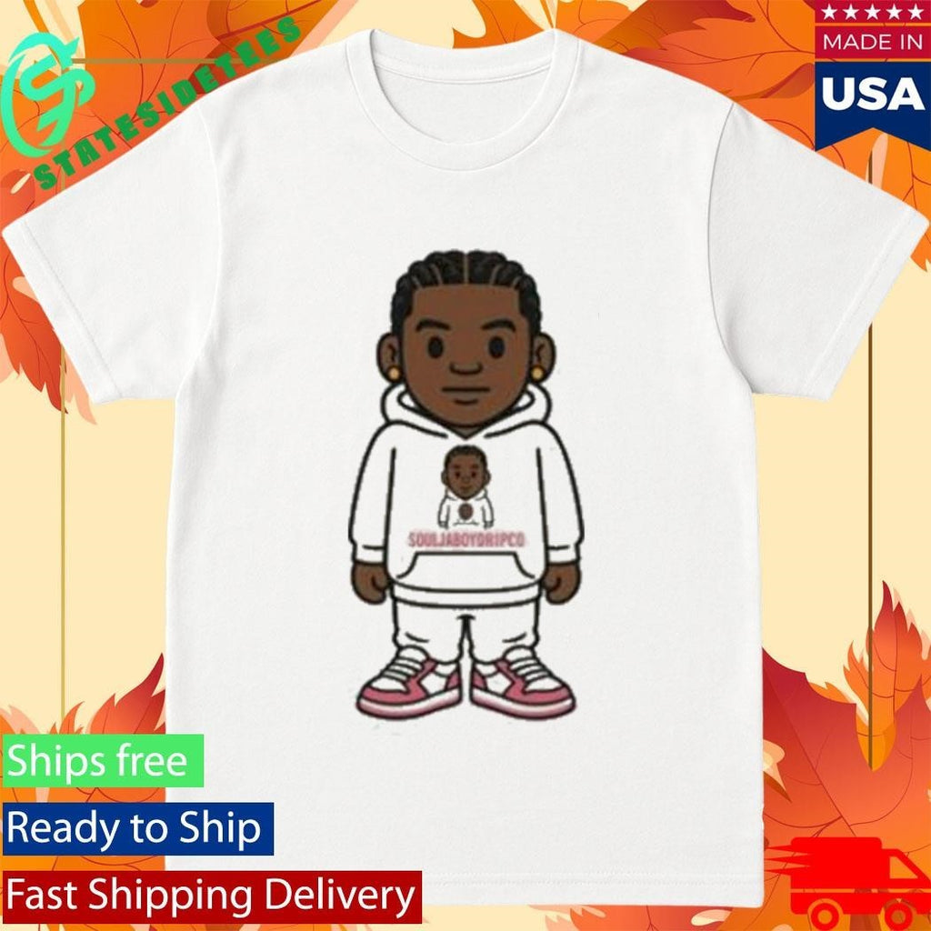 Soulja Boy Dripco Cartoon Shirt Unisex , , , Long Sleeve Tee