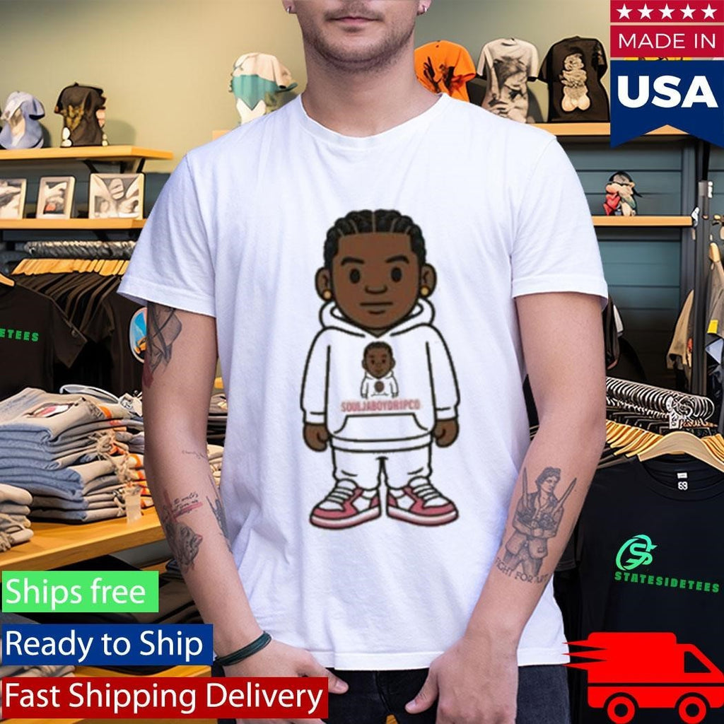 Soulja Boy Dripco Cartoon Shirt Unisex , , , Long Sleeve Tee