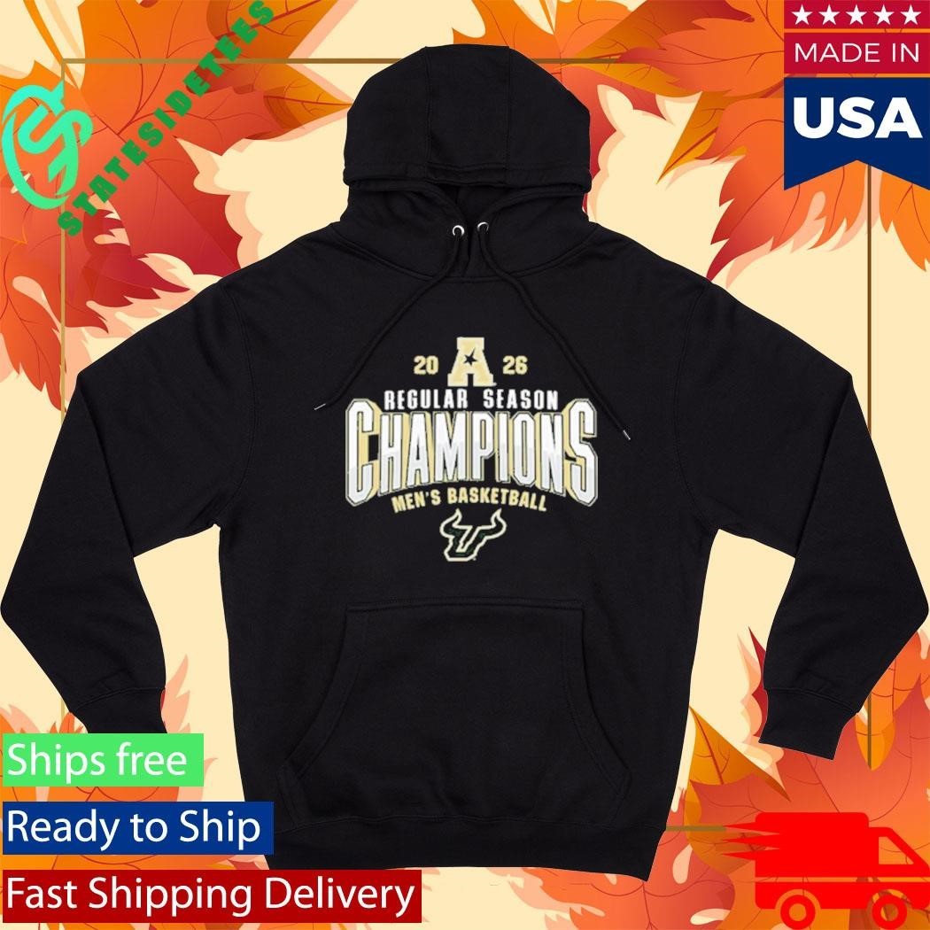 South Florida Bulls Champions 2026 AAC Men’s Basketball Regular Season Shirt Unisex , , , Long Sleeve Tee