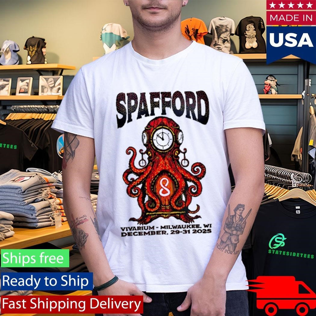 Spafford Dec 29-31 2025 In Milwaukee, WI Tour Shirt Unisex , , , Long Sleeve Tee