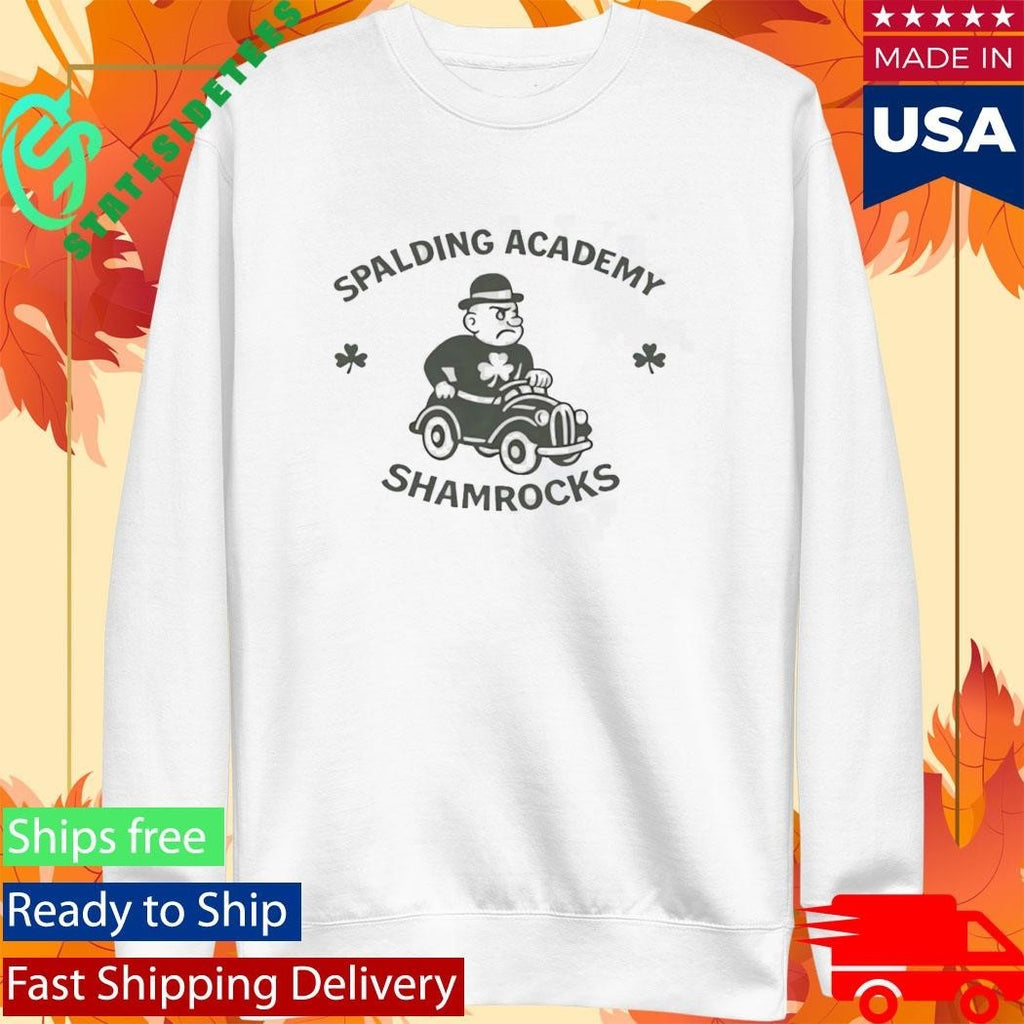 Spalding Academy Shamrocks Shirt Unisex , , , Long Sleeve Tee