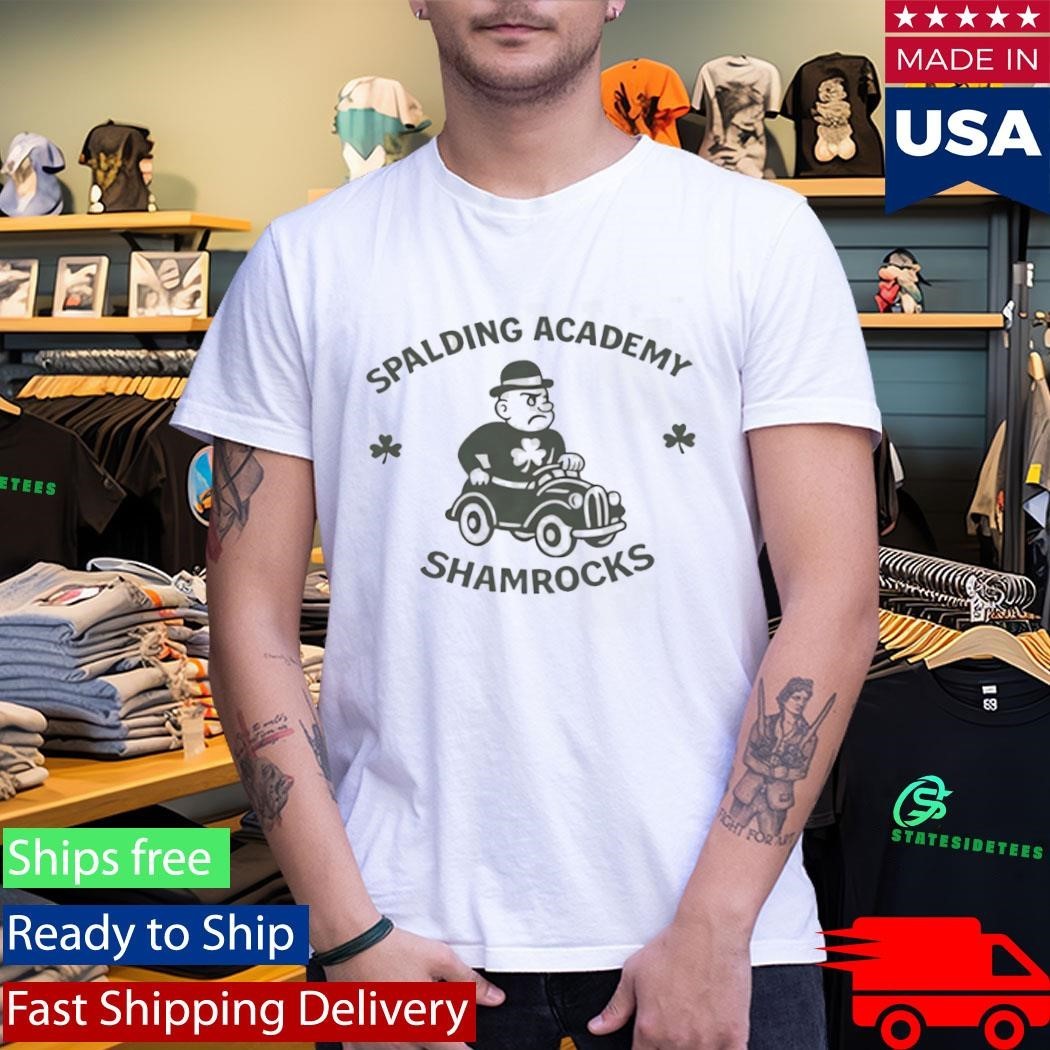 Spalding Academy Shamrocks Shirt Unisex , , , Long Sleeve Tee