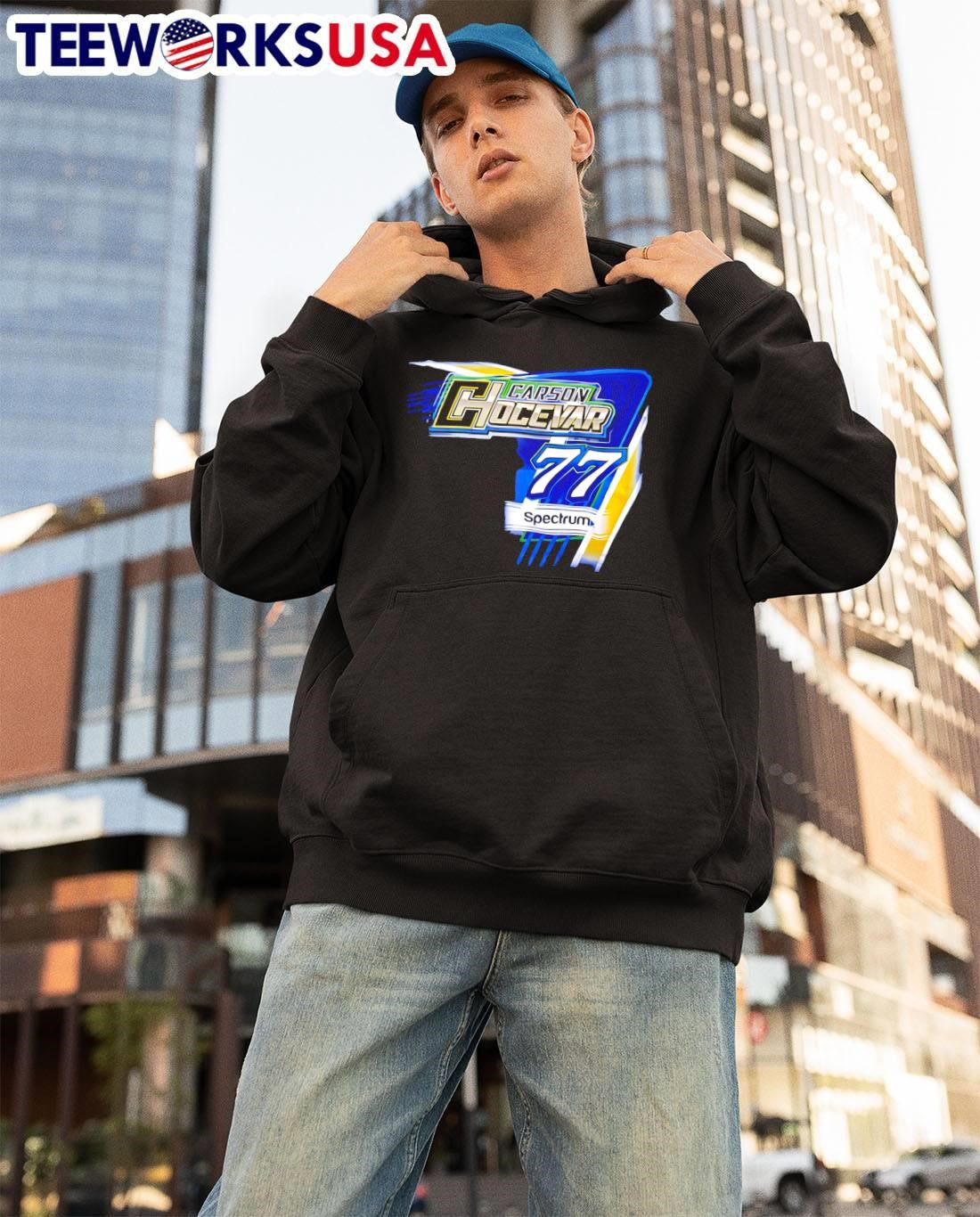 Spectrum Carson Hocevar 77 Racing Shirt