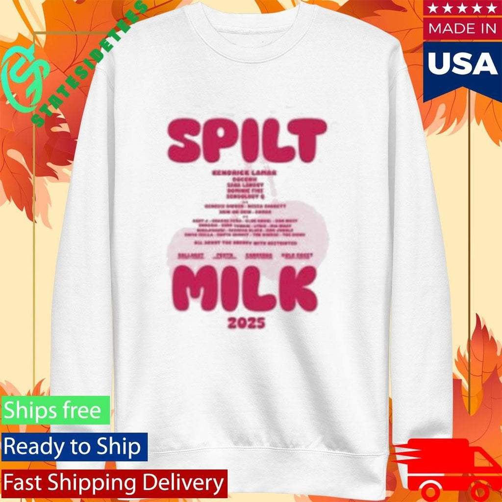 Spilt Milk Festival 2025 Cherry Tour shirt Unisex , , , Long Sleeve Tee
