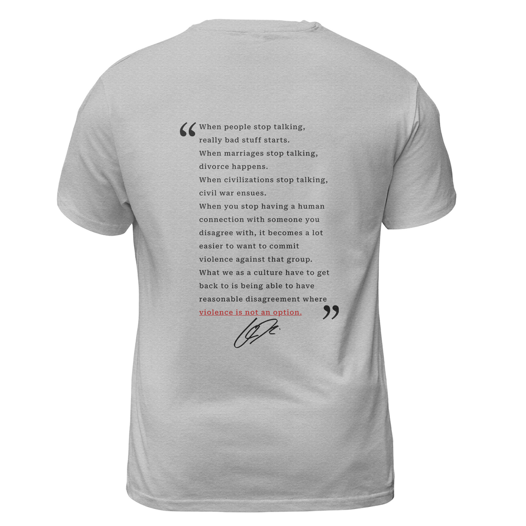 Freedom When People Stop Talking Charlie Kirk G T-Shirts
