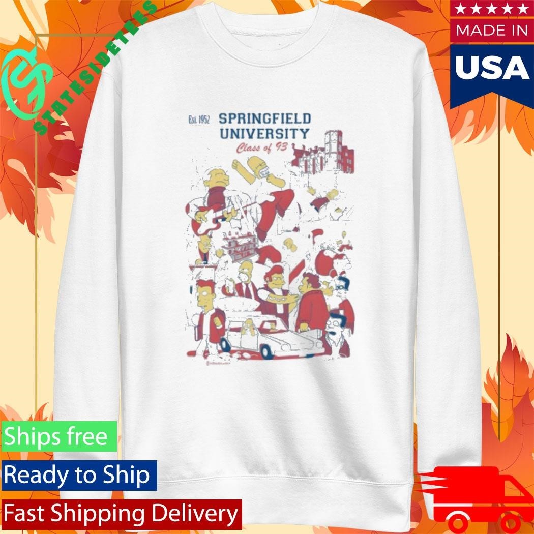 Springfield University Class Of 1993 Shirt Unisex , , , Long Sleeve Tee