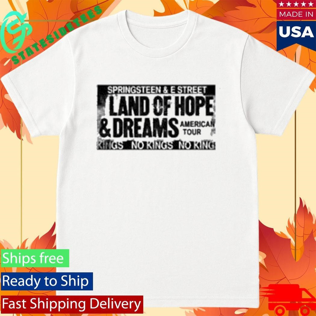 Springsteen & The E Street Band 2026 Land Of Hope & Dreams American Tour Shirt Unisex , , , Long Sleeve Tee