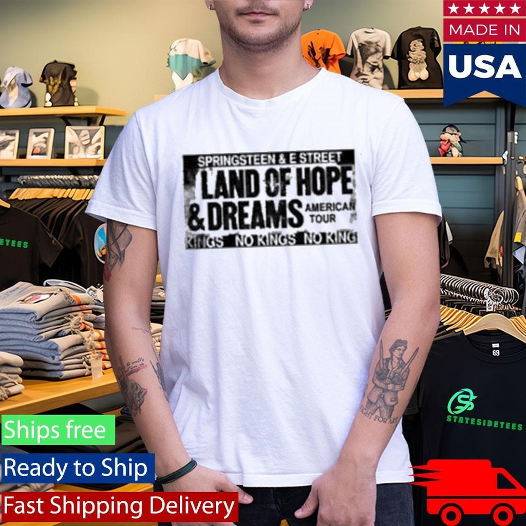Springsteen & The E Street Band 2026 Land Of Hope & Dreams American Tour Shirt Unisex , , , Long Sleeve Tee