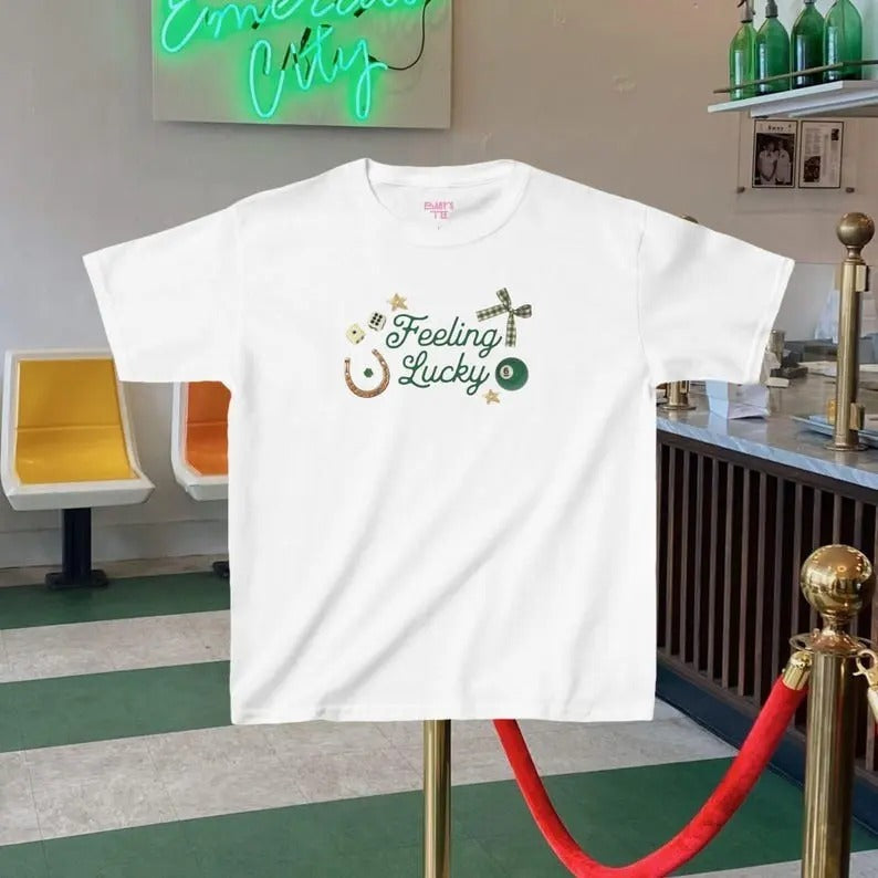 St Patricks Day Baby St Patty'S Day Shirt Lucky 7 Shirt Y2K Baby Lucky Shirt 90s Baby Coquette Shirt T-Shirts