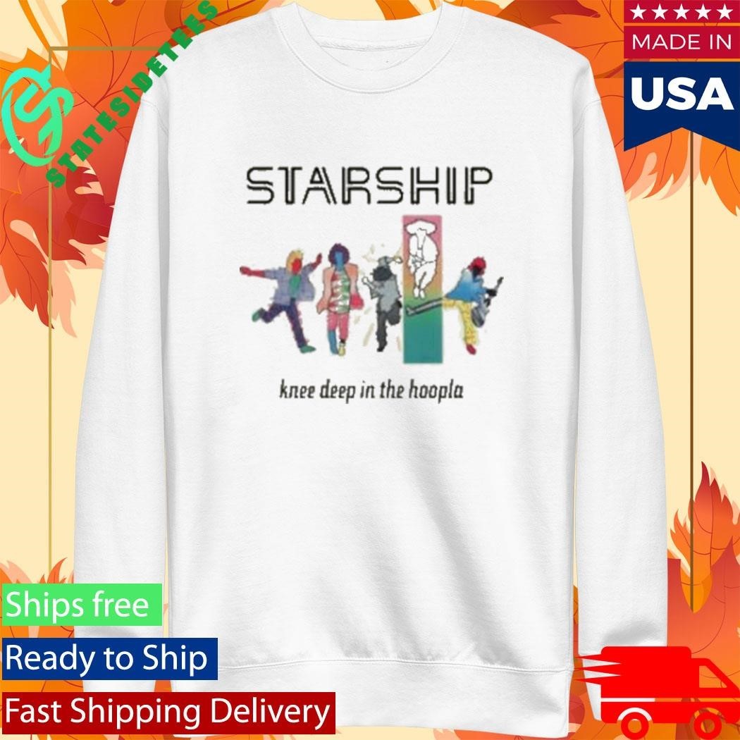 Starship Knee Deep In The Hoopla Shirt Unisex , , , Long Sleeve Tee