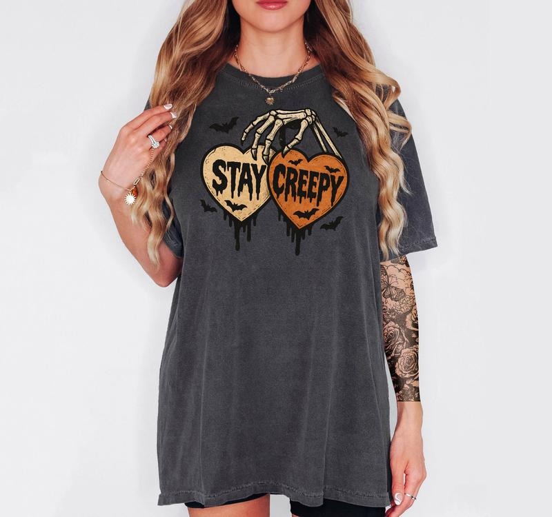 Stay Creepy Funny Comfortable Shirt Hallowen T-Shirts