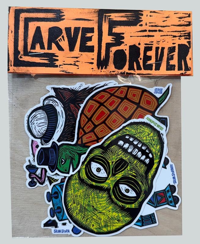 Sticker Pack Five "4 Inch Vinyl Stickers T-Shirts