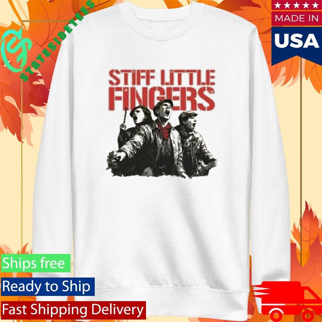 Stiff Little Fingers Raise Your Voice Ecru Tour Sand Unisex , , , Long Sleeve Tee