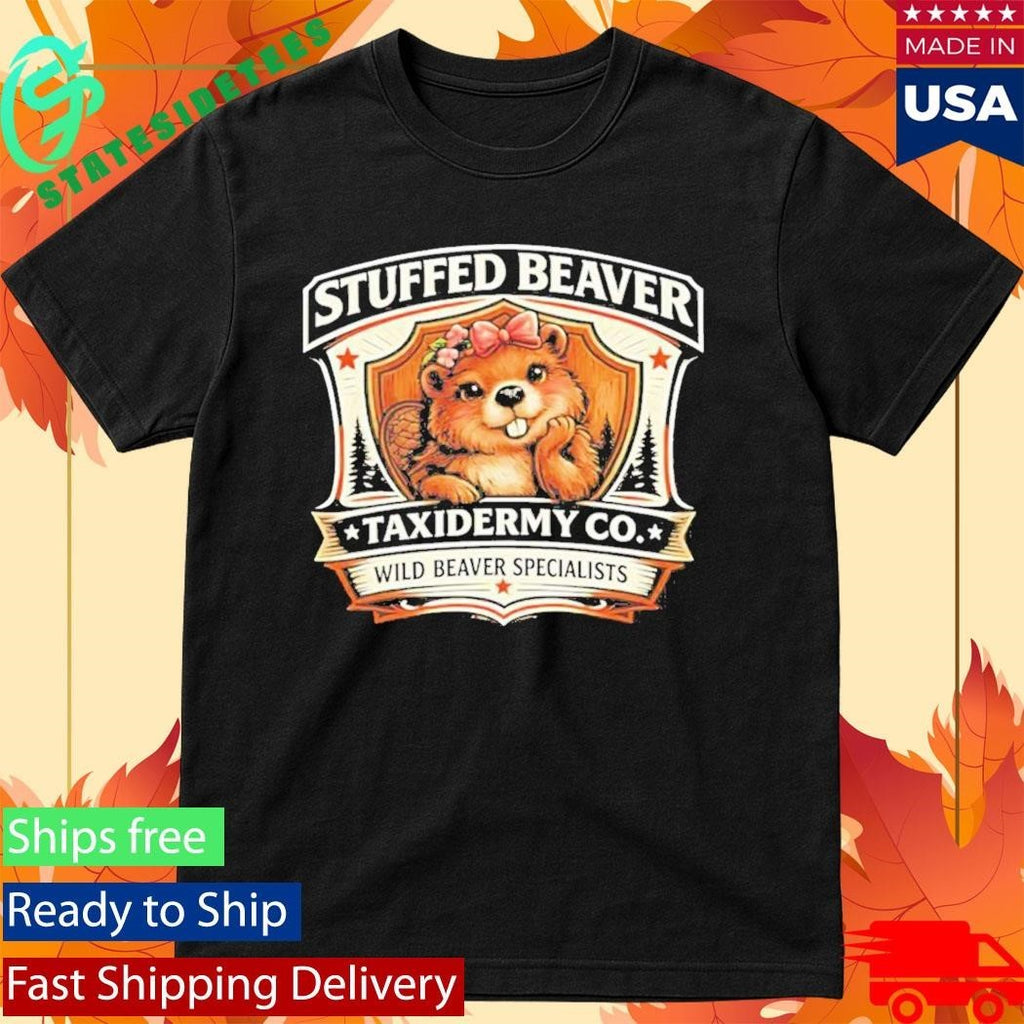 Stuffed Beaver Wild Beaver Specialists Shirt Unisex , , , Long Sleeve Tee