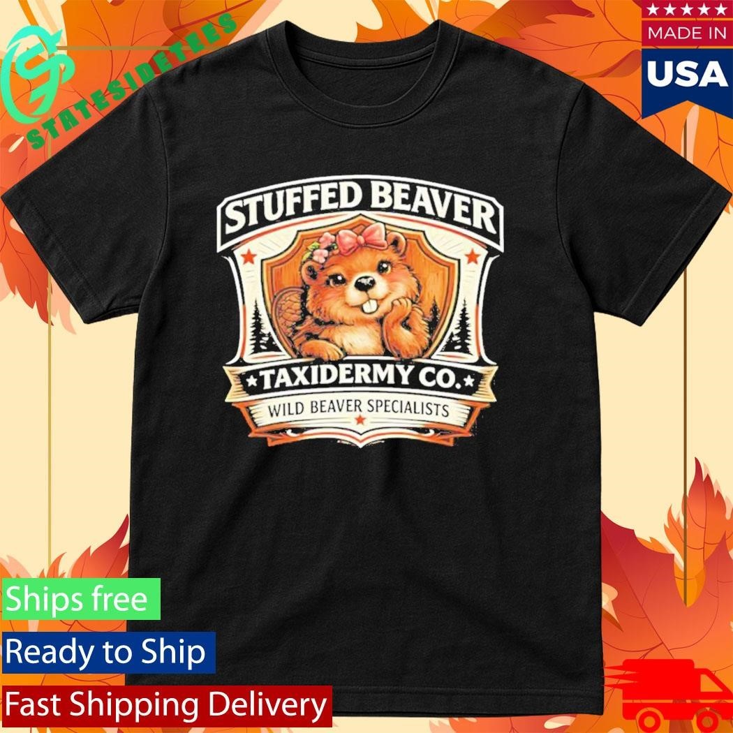 Stuffed Beaver Wild Beaver Specialists Shirt Unisex , , , Long Sleeve Tee