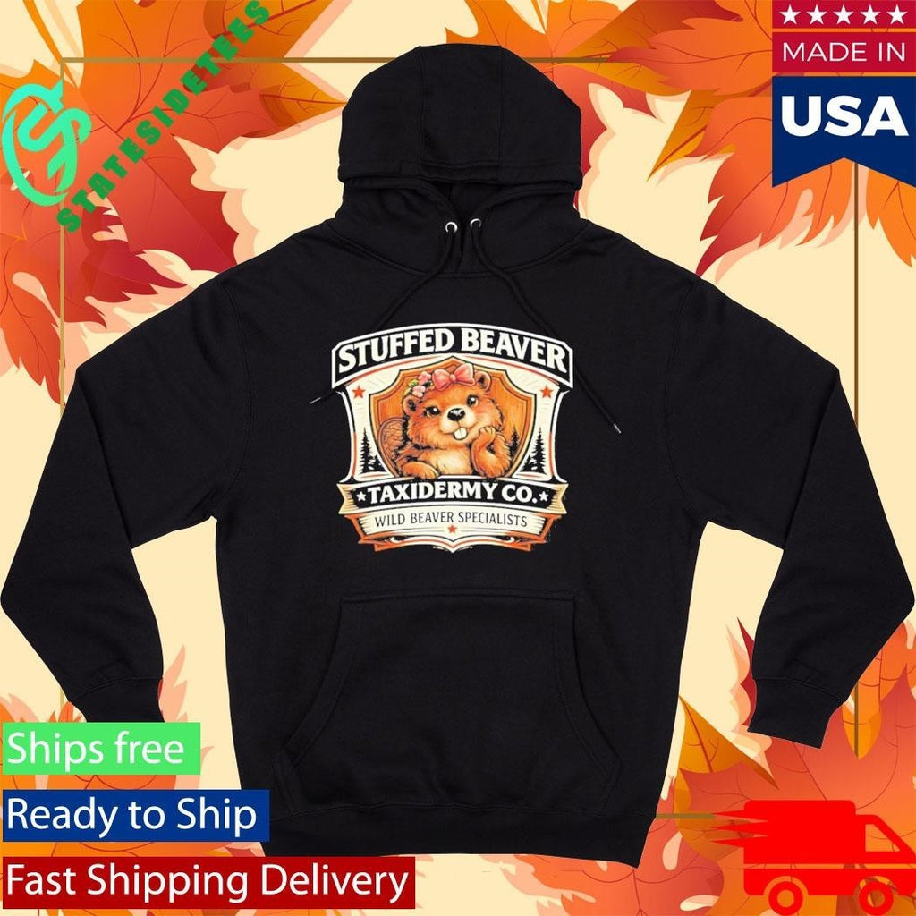 Stuffed Beaver Wild Beaver Specialists Shirt Unisex , , , Long Sleeve Tee