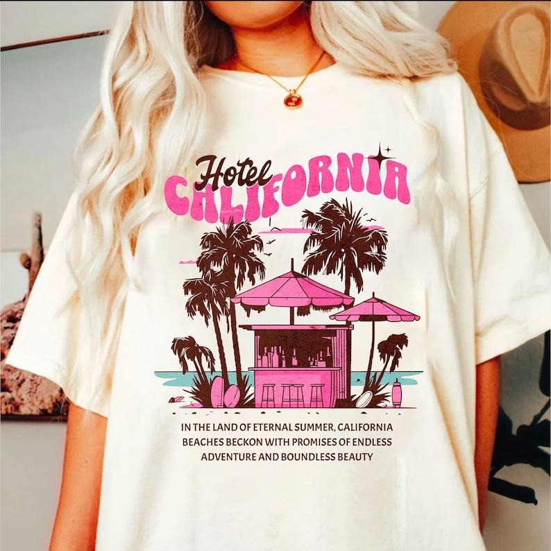 Summer California Shirt Retro Summer Sublimation Beach Shirt Summer Summer Shirt Sublimation T-Shirts