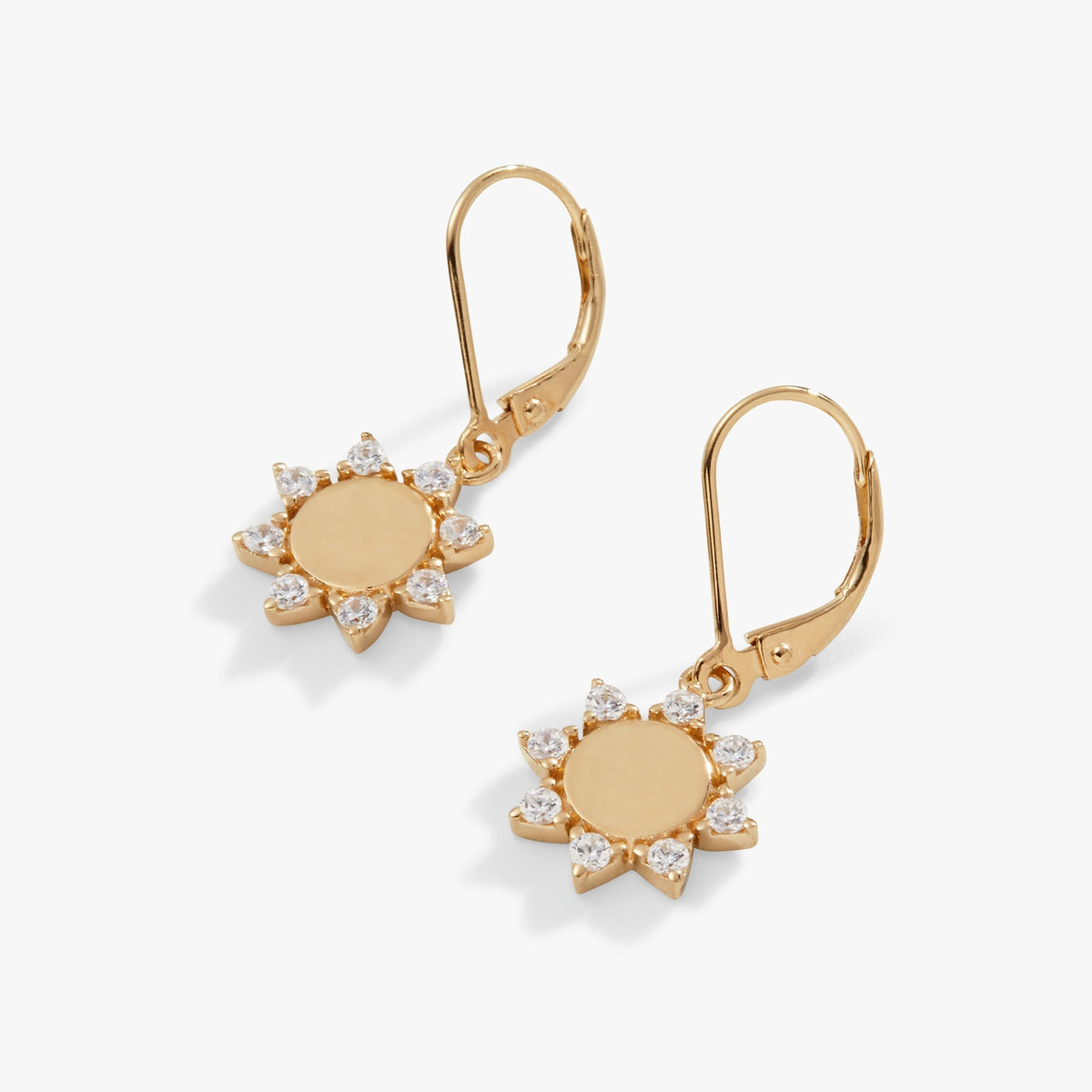 Sun Lever Back Earrings T-Shirts