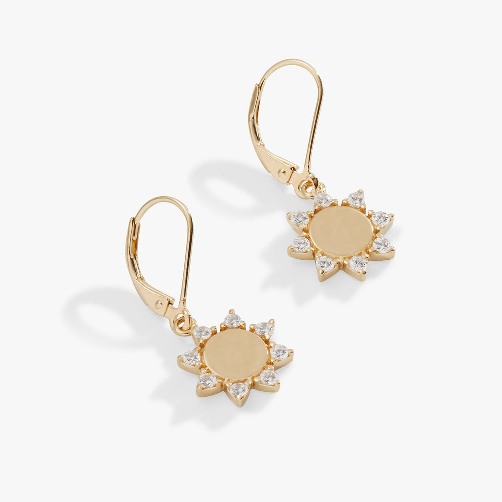 Sun Lever Back Earrings T-Shirts